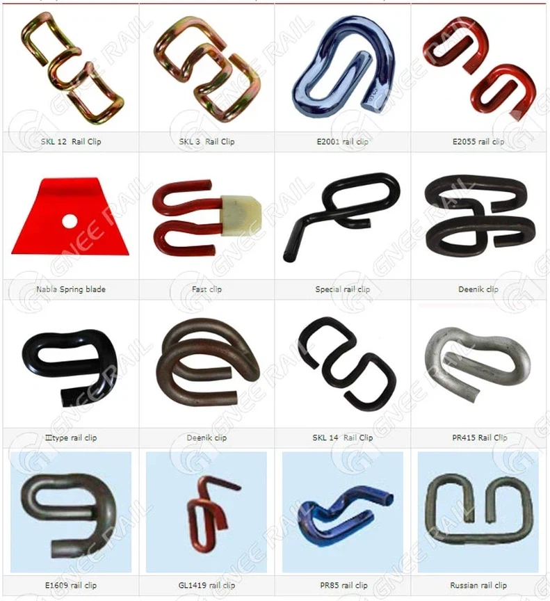 Steel Railway Rail Nabla Clip Steel Railway Rail Nabla Clip